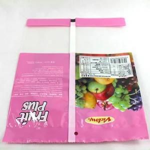 Clear Window Middle Seal Three Side Seal Sugar Packaging Bag with Hang Hole