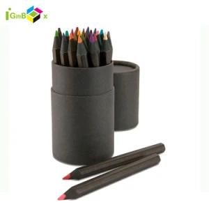 Long Cylindrical Shape Cardboard Round Tube Pencil Paper Box