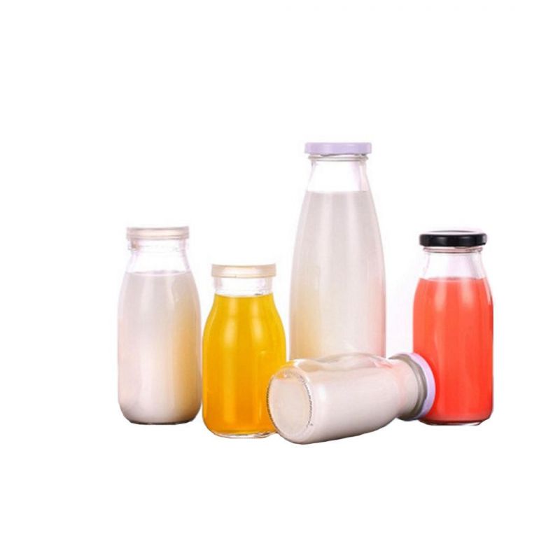 Milk Glass Bottle 200ml 250ml 300ml 500ml 750ml 950ml Glass Milk Bottles