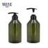 Green Pet Plastic Hand Wash Bottles Conditioner Shower Hair Shampoo Bottle Lotion Pump Bottle