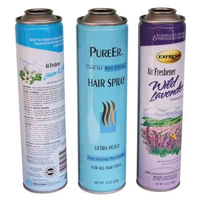 CE ISO Aerosol Container for Cosmetics Essential Oil with Cap Valve Actuator