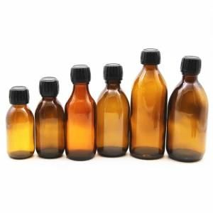 30ml 60ml 100ml 125ml 150ml 200ml 500ml Amber Pharmaceutical Syrup Medicine Glass Bottle with Screw Top