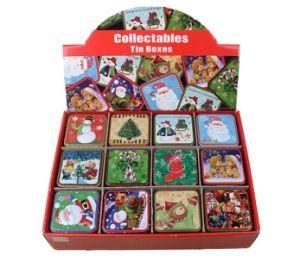 Christmas Candy Tin Box Chocolate Iron Box