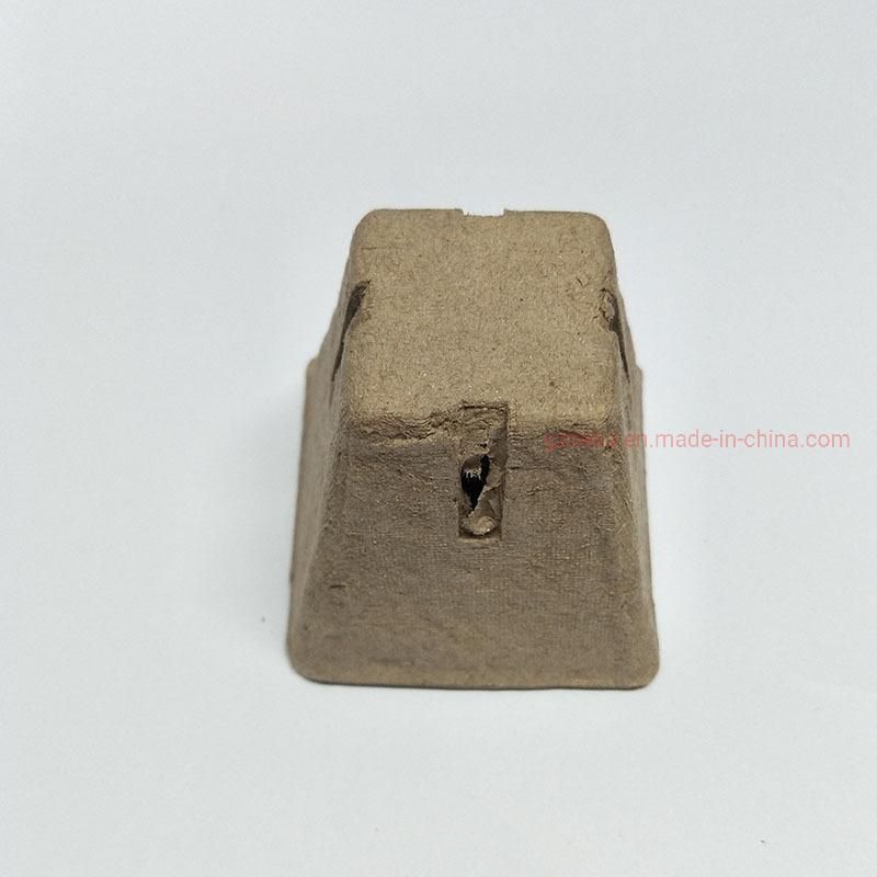 Eco-Friendly Biodegradable Square Waterproof Pulp Seedling Cup Good Quality