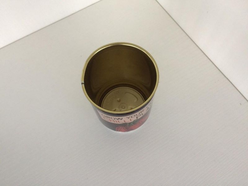 691# Empty Flower Tin Can for Chilli Plant