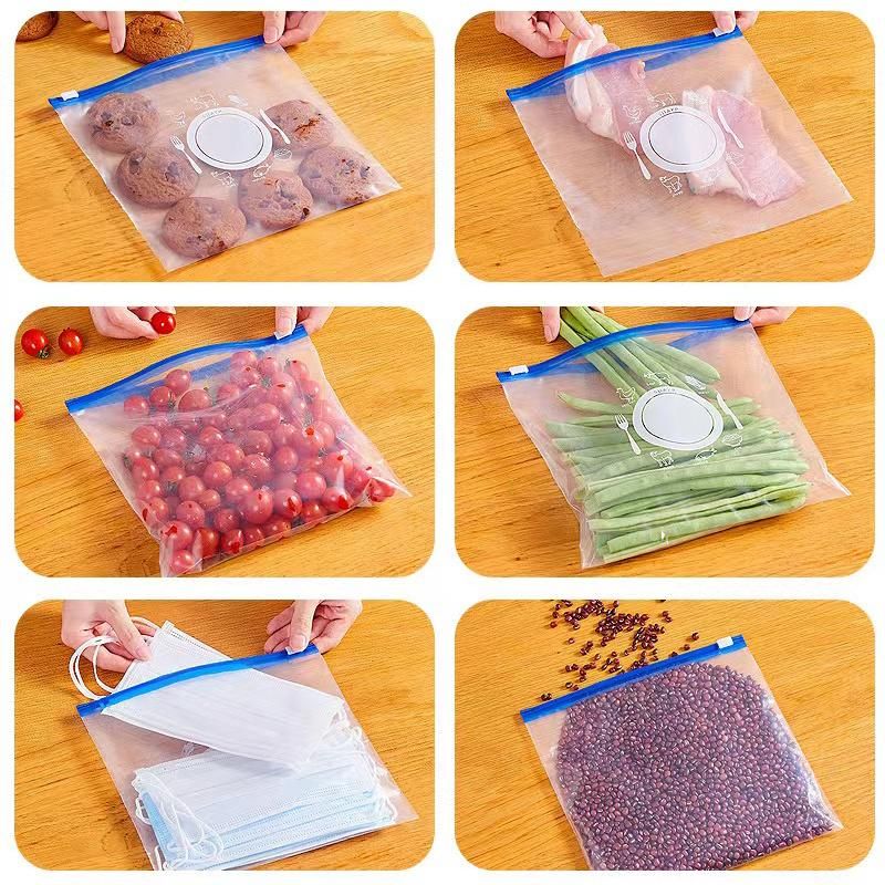 Sandwich Quart Gallon Snack Reusable Custom Seal Plastic Packaging Double Zipper Freezer Zip Lock Bag