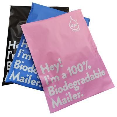 Custom Logo Print Biodegradable Mailing Postage Bags for Cloth Garment Packaging Bag