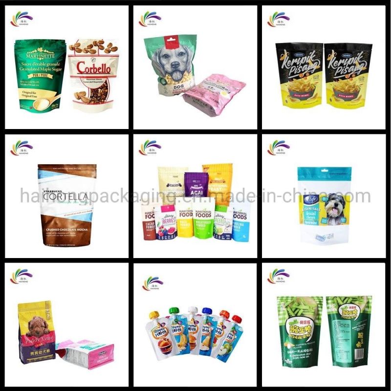 Top Resealable Plastic Animal Feed Pet Dog Food Packaging Bag