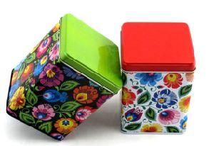 Small Square Food Tin Box for Chocolate Packaging