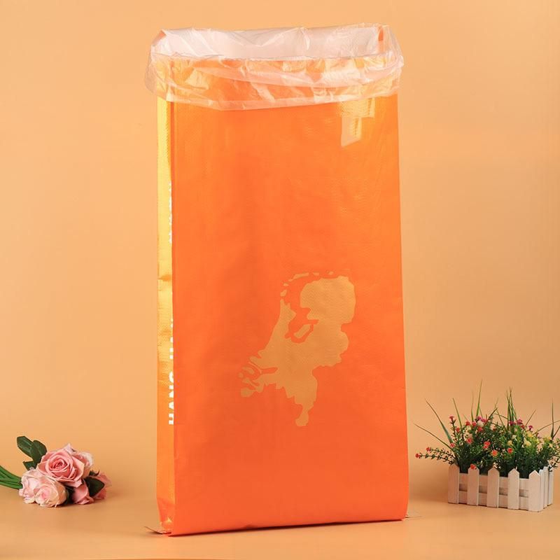 Cheap Cat Litter Bulk Closed Bottom Plastic Packaging Bag for 20kg Color Changing Cat Litter