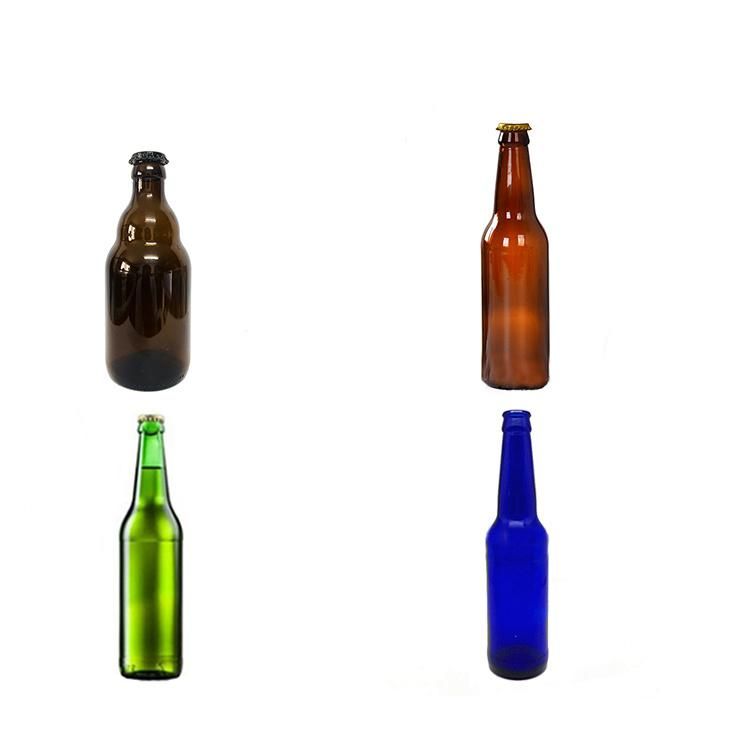 Amber Colored 330ml Beverage Glass Beer Bottles with Easy End Lids