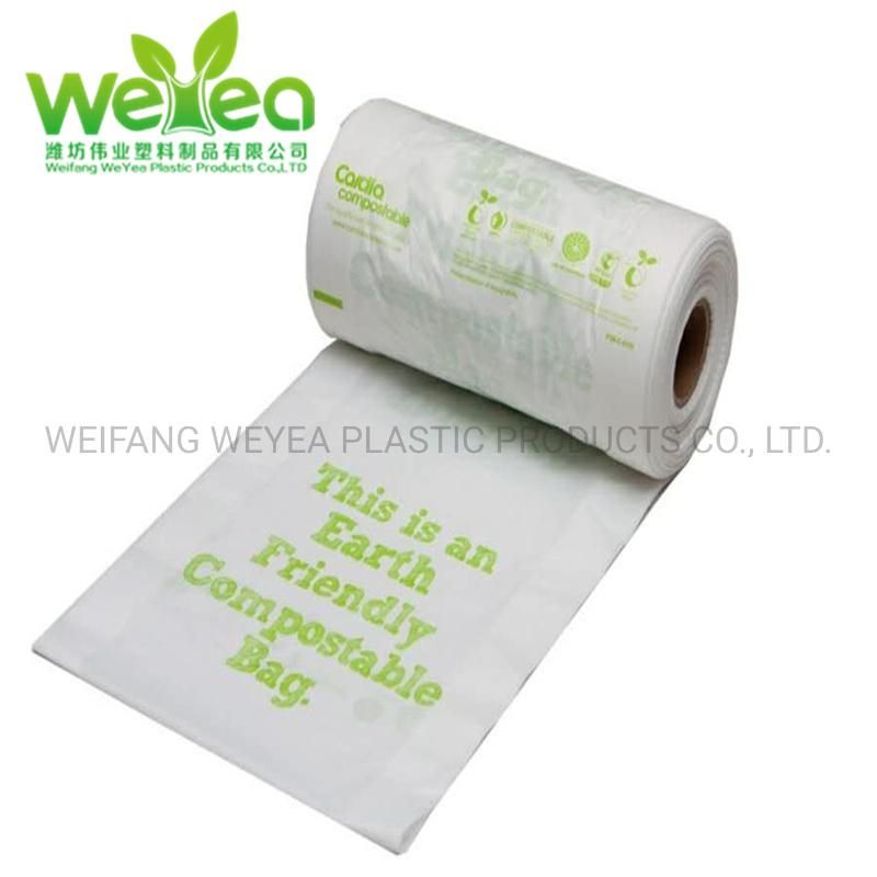 Clear Polyl Bag, Food Flat Plastic Bag on Roll Perforated in Supermarket, Clear Flat Plastic Bag for Food