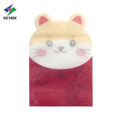 Small Cute Doypack Animal Shape Standing up Zipper Pouches Baby Food Plastic Packaging Bags