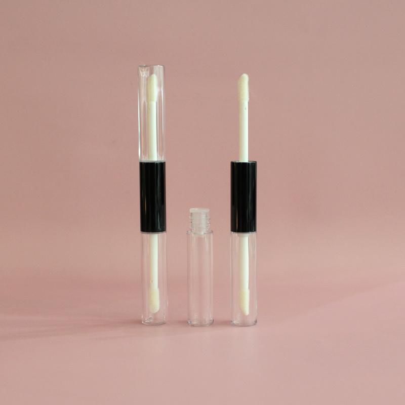 Dual Double End Lipgloss Container Custom Liquid Lipstick Tube