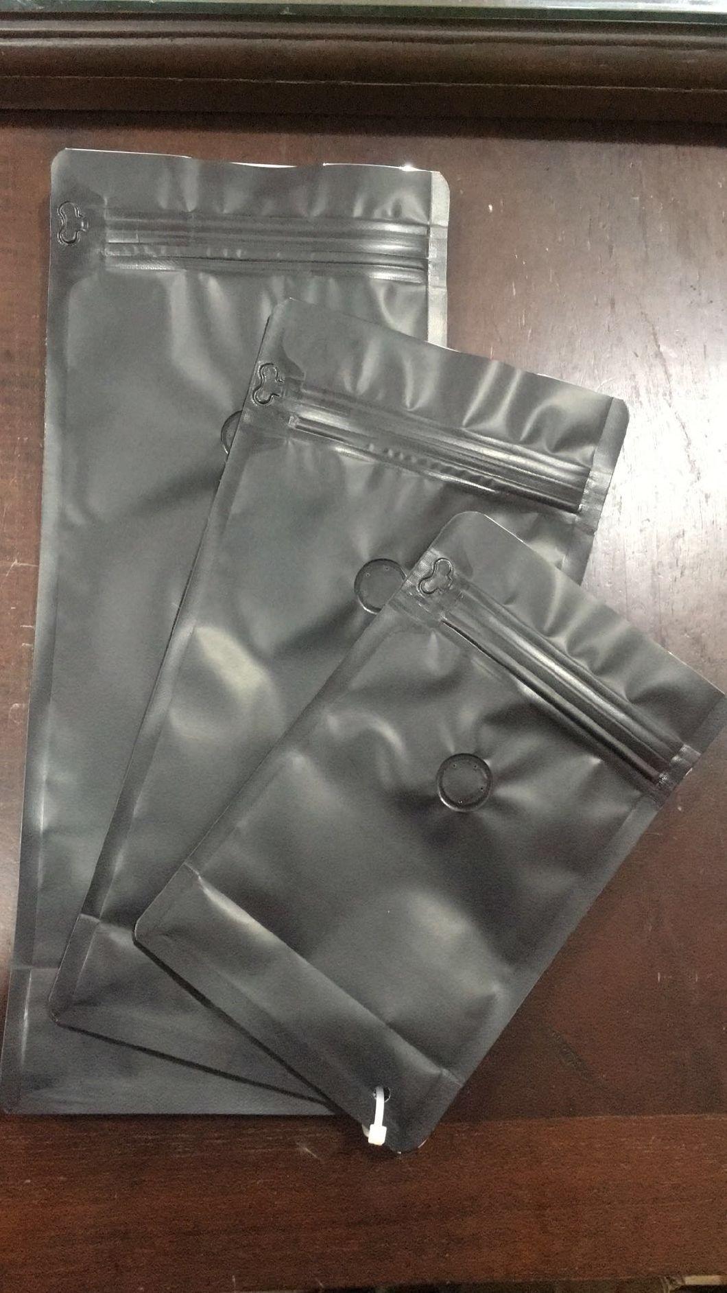 Coffee Bag Balck Color Custom Packaging Pouch Bag with Valve 250g/250g Coffee Bag/250g Bag/Half Pound Bag