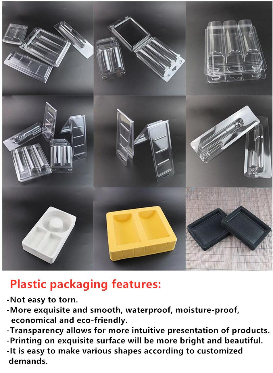 Custom Clear Craft Printing Pillow Packaging Plastic Gift Box