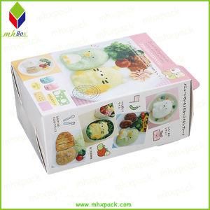 White Cardboard Foldable Packaging Paper Box with Paper Hanger