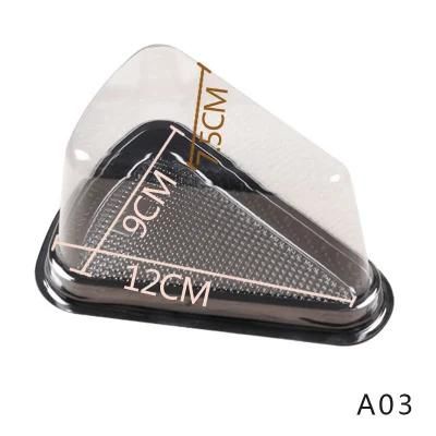 Mini Clear Plastic Triangle Cake Box