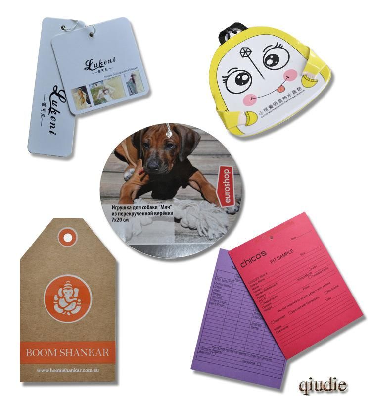 Top Grade Paper Garment Tags and Labels