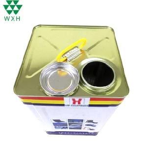 10L Solvent Metal Tin Rectangular Engine Oil Can