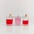 Flat Square Cold Drinking Glass Bottle with Aluminum Top