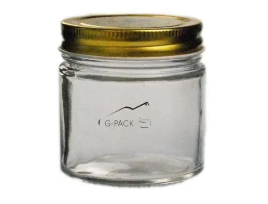4oz Glass Caviar Jar with Metal Cap