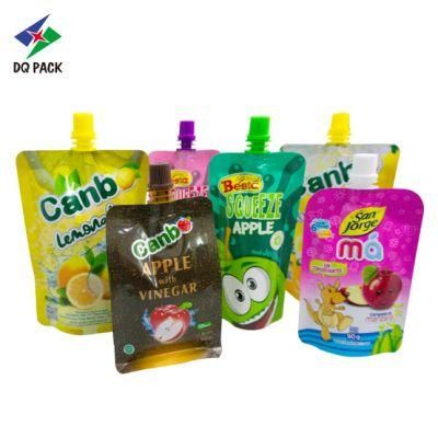 Dq Pack Other Packaging Products Doypack Chocolate Ice Cream Roll Stand up Pouch Shape Bag with Spout
