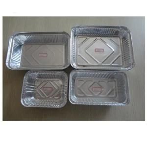 Rectangle Dairy Use for Storage Aluminum Foil Containers
