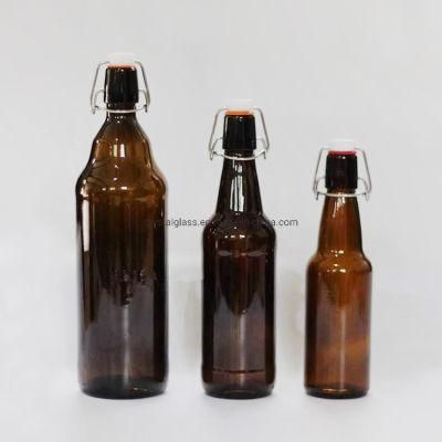 330ml Amber Glass Beer Bottle for Ice Beverage