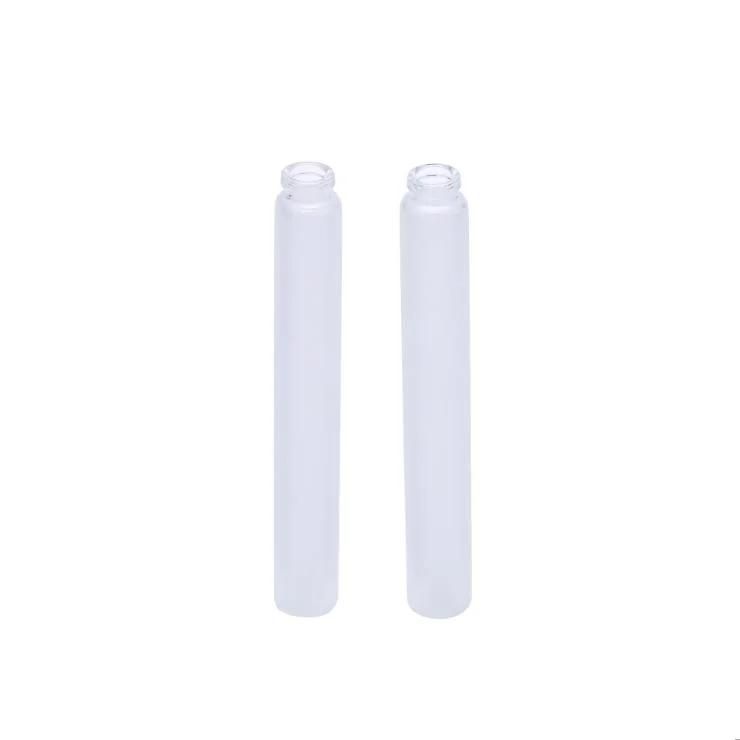 8ml Portable Glass Perfume Spray Pen with Plastic Cap 8ml Pen Shaped Frosted Perfume Bottle with Crimp
