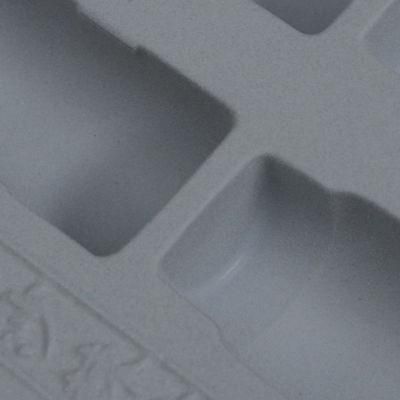 China White Flocking Blister Packaging Tray for Cosmetics