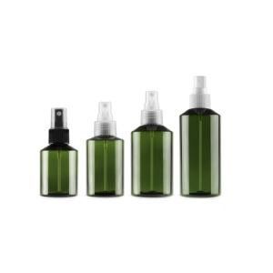 50ml 100ml 150ml 200ml Dark Green Empty Cosmetic Mini Pet Spray Bottle