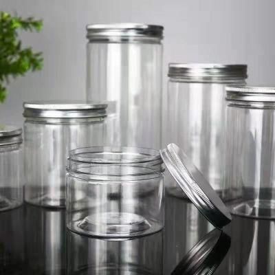 Plastic Food Jar 500g Pet Plastic Jar with Aluminum Lid