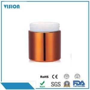Cylindrical Chrome Bottle Plastic Container for Packaging Tablet