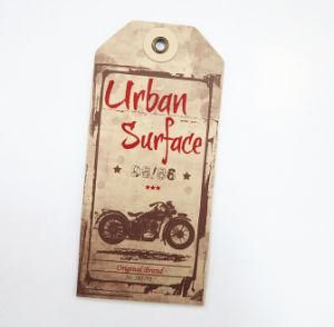 Kraft Paper Jean Hangtag with Eyelet