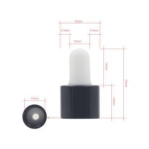 15mm Essential Cosmetic Bottle Serum Oil Dispenser Rubber Dropper Head