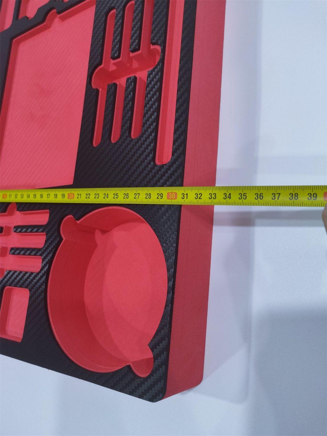 High-Quality EVA Molded Toolbox in Protective Packaging Carbon Fiber Insert with Foam Sponge