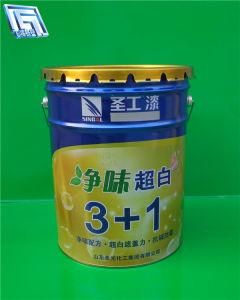 Good Quality Large Metal Tin Barrel with Lock Ring Lid