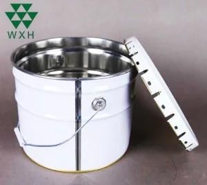 20-25liter Metal Paint Bucket Large Tin Container for Solvent