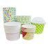 Disposable Customized Kraft Paper Ice Cream Containers Frozen Yogurt Ice Cream Cups with Lid