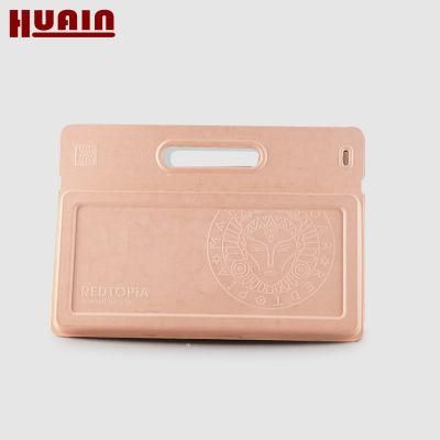 Pink Box Biodegradable Molded Fiber Packaging High Quality Pulp Box