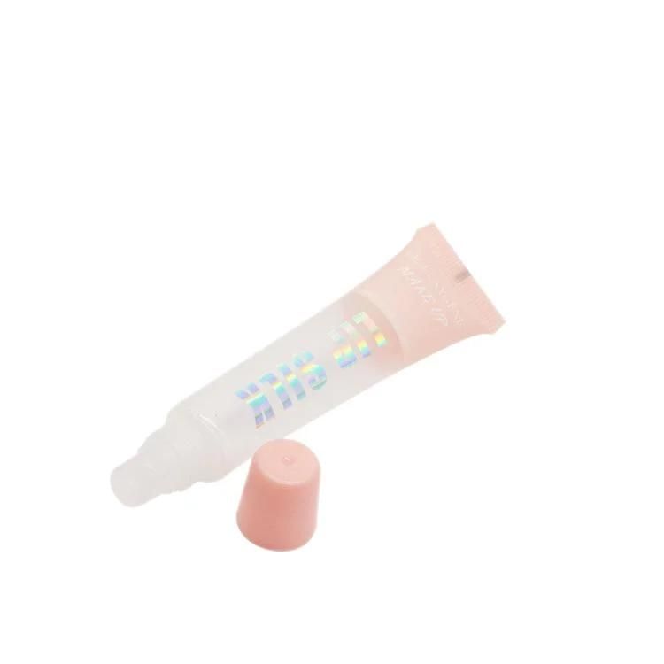 Soft Touch Plastic White Cosmetic Lipgross PE Packaging Tube