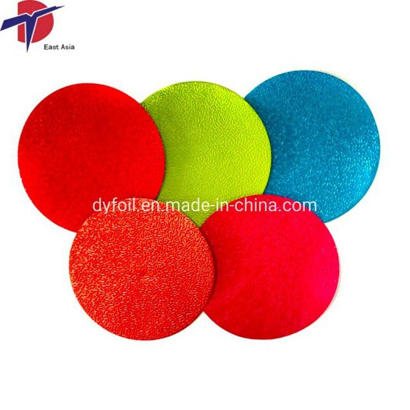Printed Embossing Aluminum Foil Sealing Lids for Coffee Cups