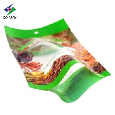 Customized Printing Heat Seal Three Side Seal Bag for Food