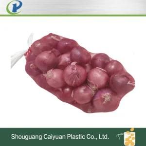 Durable Plastic PP Tubular Leno Mesh Packaging Bag for Onion Potato Vegetable Firewood