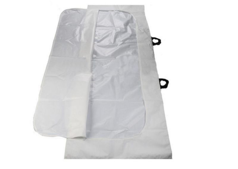 White Color PEVA Material Dead Body Bag