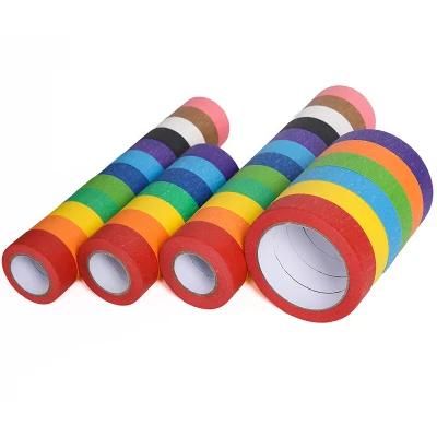 Masking Tape Bolsa De Papel 48mmx5m Railway Road Paper Tape Wide Creative Traffic Road Adhesive Masking Tape Road for Kids Toy Car Play