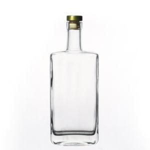 Low Price Portable Empty Clear Round Durable Glass Beverage Bottle 350ml