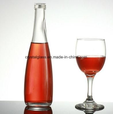 330ml 500ml Customize Clear and Frosted Glass Water/Beverage Bottle
