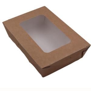 Eco Friendly Packaging Kraft Paper Noodle Box Biodegradable Packaging for Food